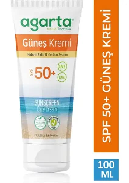 Agarta Doğal Güneş Kremi SPF 50+ ile Güvenli ve Doğal Güneş Koruması Sağlayın