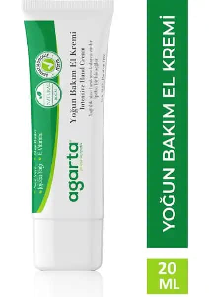 Agarta Yoğun Nemlendirici El Kremi Doğal İçeriklerle Günlük Bakım ve Koruma