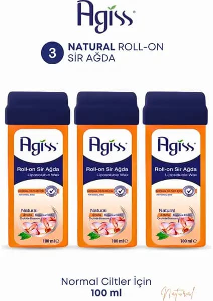 Agiss Roll-On Sir Ağda 100 ml Doğal İçeriklerle Etkili ve Pratik Epilasyon Çözümü