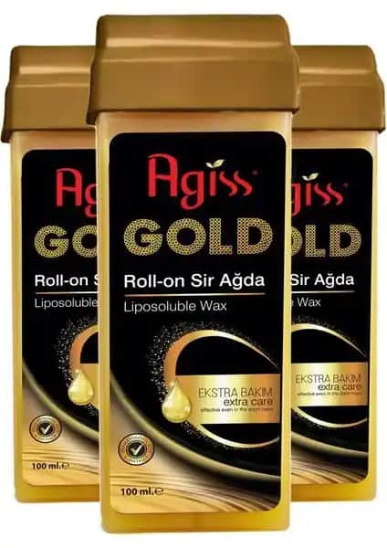 Agiss S Roll-On Sir Ağda 100 ml Gold - Etkili ve Pratik Tüy Alma Çözümü
