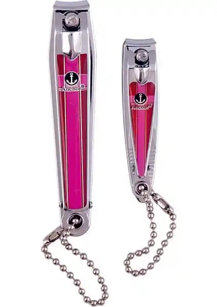 Anchor Pembe Tırnak Makası El ve Ayak 2'li Seti Şıklık ve Dayanıklılığı Bir Arada Sunar