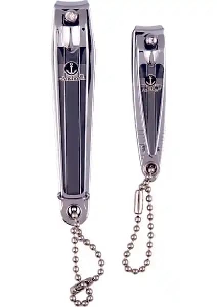 Anchor Siyah El ve Ayak Tırnak Makası 2’li Seti Estetik ve Dayanıklı Tasarım