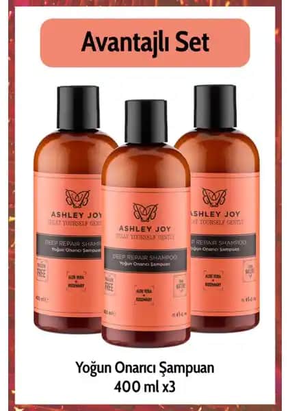Ashley Joy İşlem Görmüş Saçlar İçin Yoğun Onarıcı Şampuan Güçlendirme ve Nemlendirme Özellikleri