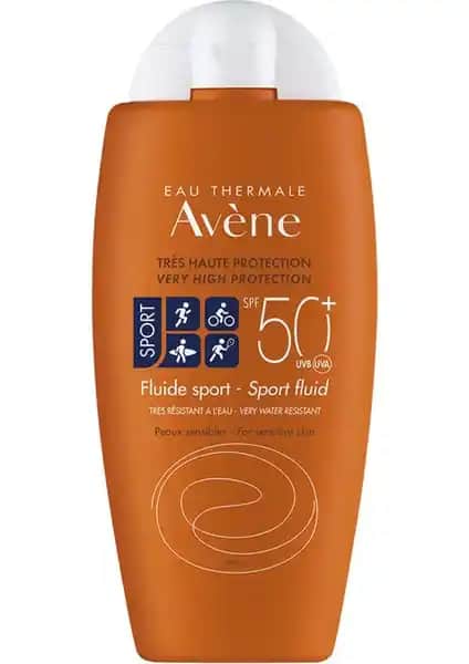 Avene Fluid Sport Güneş Koruyucu SPF 50 Hassas Ciltler İçin Yüksek Koruma Özelliğiyle