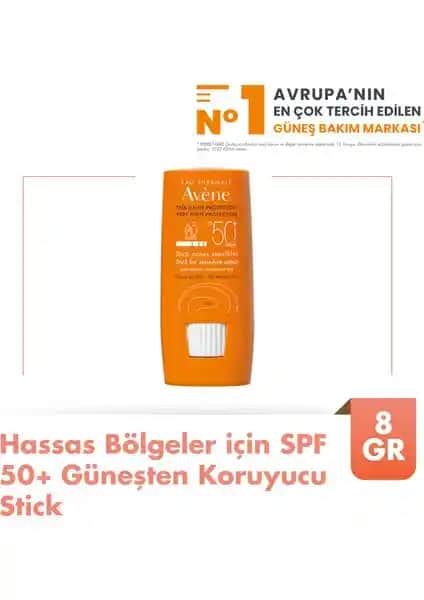 Avene Hassas Bölgeler İçin SPF 50+ Stick Güneş Kremi Hafif ve Pratik Koruma Sağlar