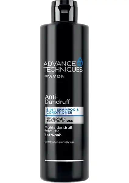Avon Advance Techniques Kepek 2'si 1 Arada Şampuan ve Saç Kremi Kepeğe Karşı Etkili Çözüm