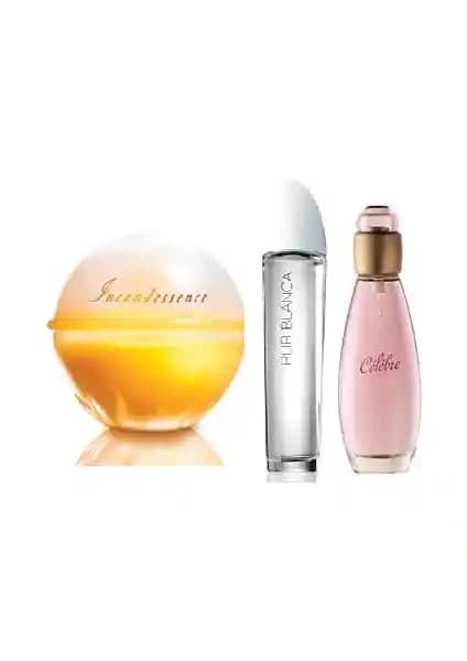 Avon Incandessence Celebre Pur Blanca Kadın Parfüm Seti Ferah ve Meyveli Aromasıyla Günlük Kullanım İçin Idealdir