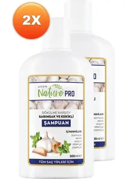 Avon Nature Pro Sarımsak ve Kekikli Şampuan ile Doğal Saç Bakımı ve Güçlendirme