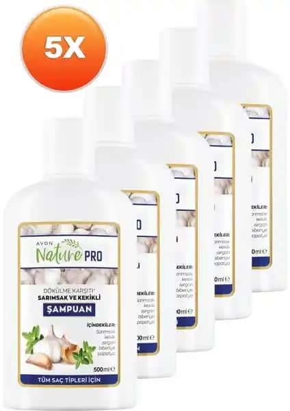 Avon Nature Pro Sarımsak ve Kekikli Şampuan Saç Dökülmesine Karşı Doğal Güç Sunar