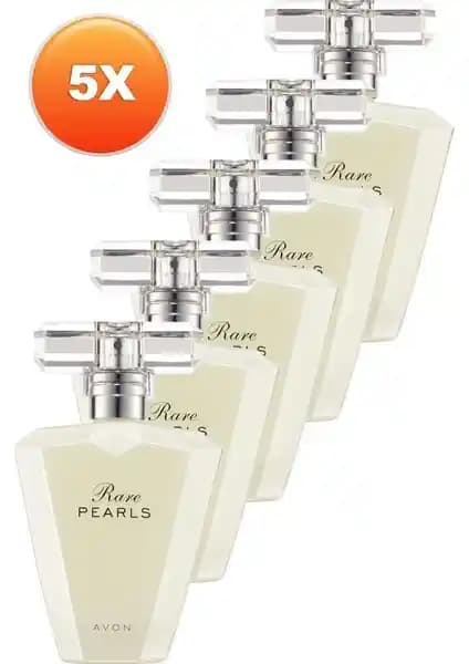 Avon Rare Pearls Kadın Parfüm Edp 50 Ml Beşli Seti Zarafet ve Çekicilik Sunar