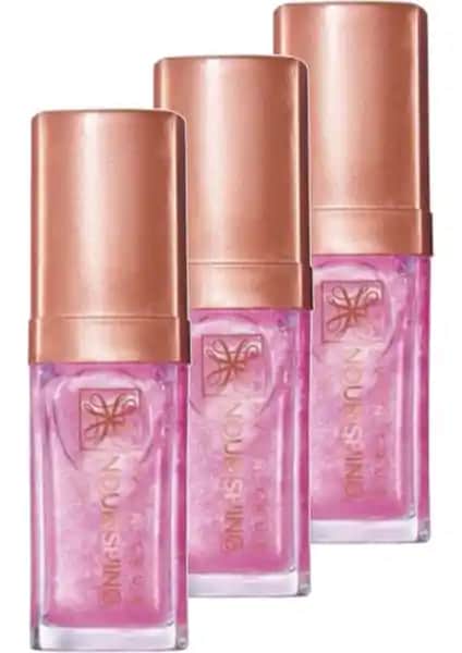 Avon True Nourishing Dudak Yağı 7 Ml Shimmering Petal Üçlü Seti ile Bakım ve Güzellik