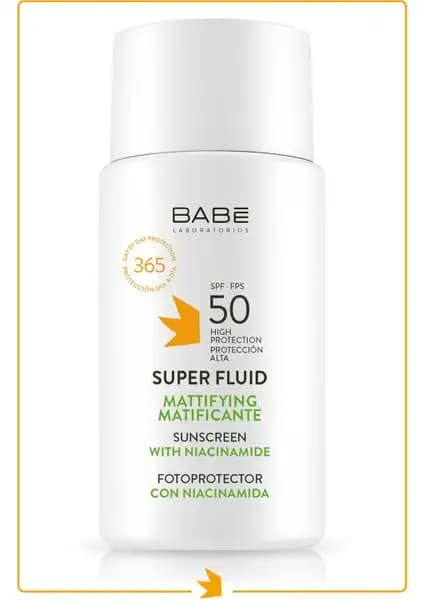 Babe Süper Akışkan Matlaştırıcı Güneş Koruyucu SPF 50 - Yüksek Koruma ve Günlük Kullanım İçin