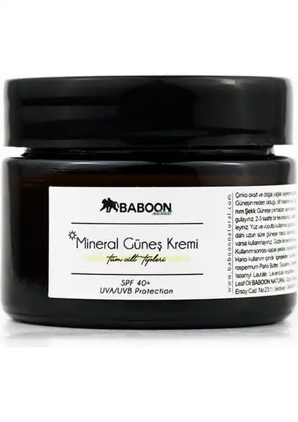 Baboon Mineral Güneş Kremi: Doğal İçeriği ve Yüksek Koruma Özelliğiyle Güneşe Karşı Güçlü Bir Seçenek