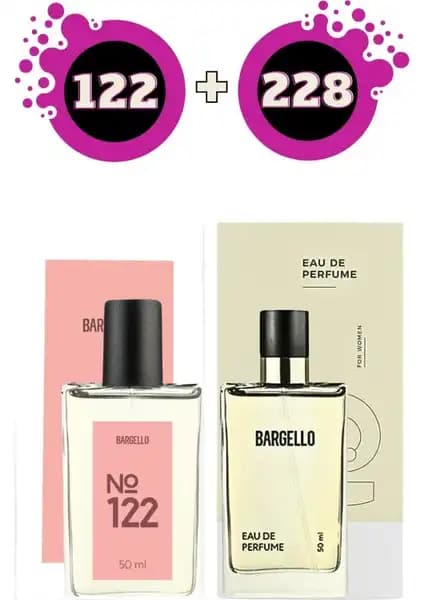 Bargello 122 ve 228 Edp Oriental Kadın Parfüm Seti: Zarafet ve Çekicilik İçin Şık Seçenek