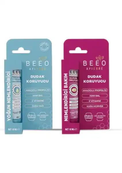BEE'O Dudak Koruyucu Paketi: Doğal ve Hassas Ciltler İçin Güvenilir Dudak Bakımı Çözümü