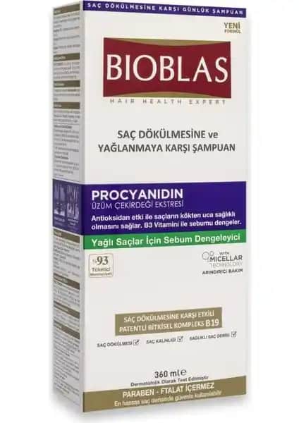 Bioblas Procyanidin Yağlanma ve Şampuanı: Saçları Canlandıran ve Dengeleyen Doğal Formül