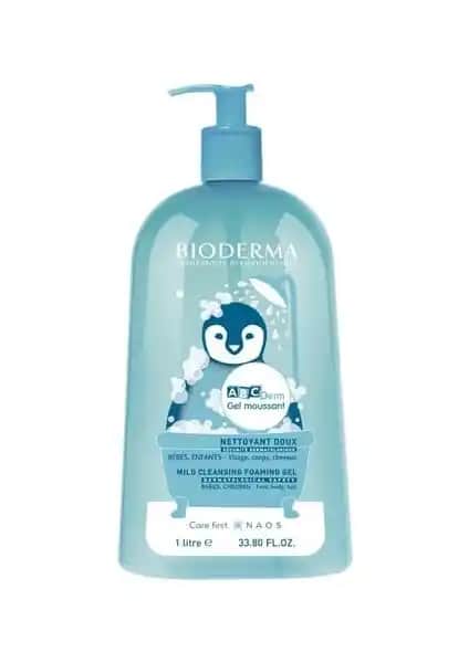 Bioderma Abcderm Foaming Cleansing Gel 1 lt: Hassas Ciltler ve Çocuklar İçin Güvenilir Temizlik Ürünü