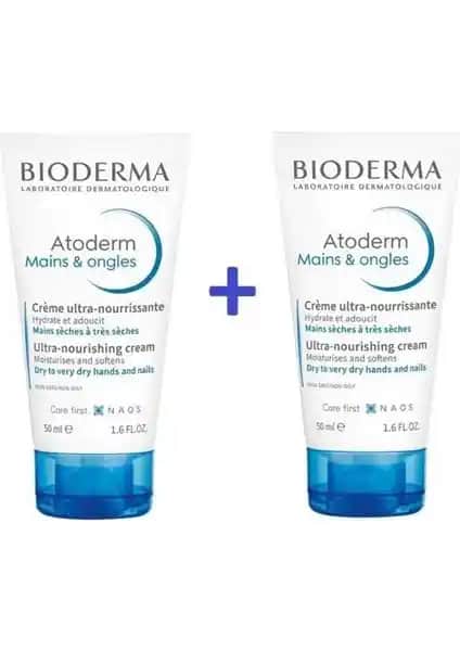 Bioderma Atoderm El ve Tırnak Kremi İkili Paket: Yoğun Nemlendirme ve Bakım