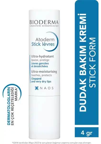 Bioderma Atoderm Lip Stick: Kuru ve Hassas Dudaklar İçin Güvenilir Nemlendirici Çözüm