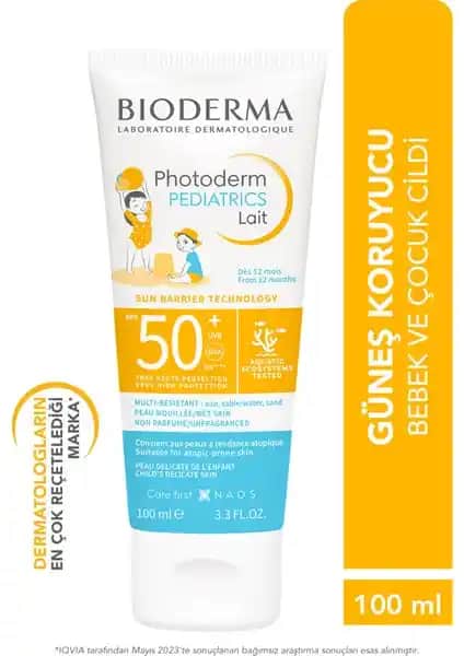 Bioderma Photoderm Pediatrics Lait SPF50+ ile Çocuklar İçin Güvenli Güneş Koruması