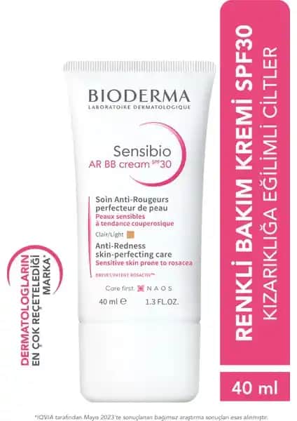 Bioderma Sensibio AR BB Krem: Hassas Ciltler İçin Yatıştırıcı ve Renkli Bakım Çözümü