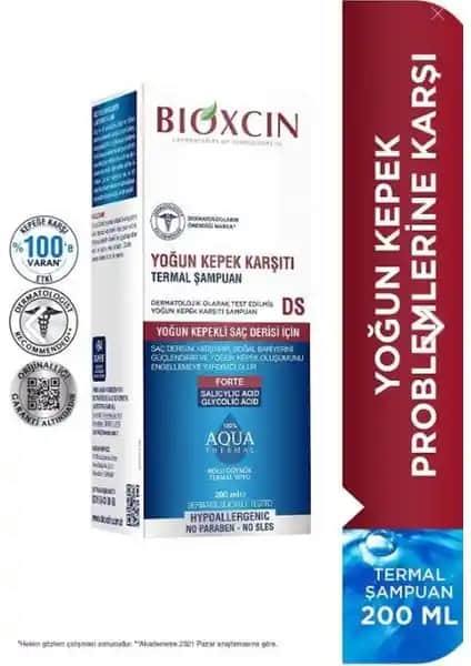 Bioxcin Aqua Thermal Kepek Önleyici Şampuan: Saç Derisini Rahatlatan ve Kepeği Engelleyen Güçlü Formül