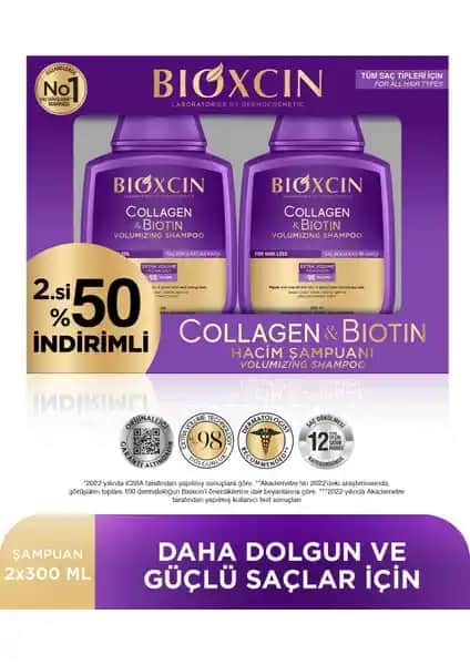 Bioxcin Collagen & Biotin Ekstra Hacim ve Dolgunlaştırıcı Şampuan İncelemesi