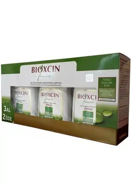 Bioxcin Femına Yağlı ve Hassas Saçlar İçin Onarıcı ve Güçlendirici Şampuan