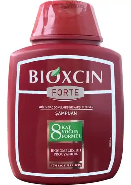 Bioxcin Forte 300 Ml Tüm Saçlar İçin Güçlendiren ve Dökülmeyi Azaltan Şampuan