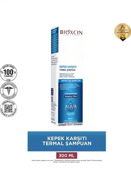 Bioxcin Kepek Karşıtı Termal Şampuan Saç Derisini Koruyan ve Kepeği Önleyen Formül
