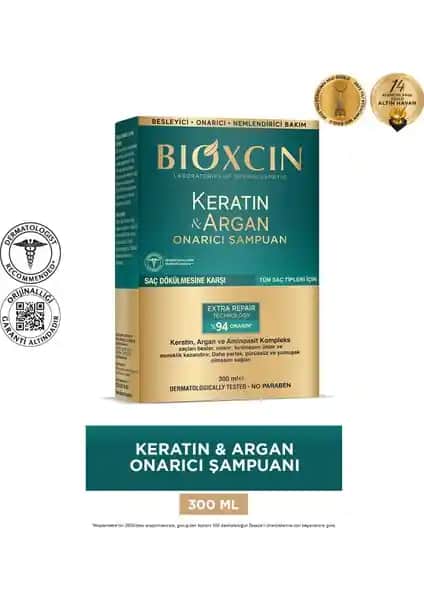 Bioxcin Keratin Argan Onarıcı Şampuan: Saç Sağlığı ve Güçlendirme İçin Doğal Çözüm