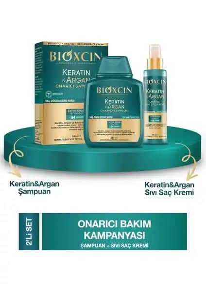 Bioxcin Keratin ve Argan İçeren Onarıcı Şampuan ve Bakım Kremi Ürün İncelemesi