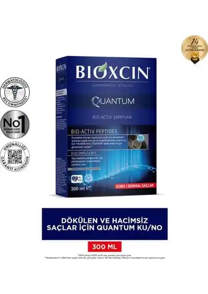 Bioxcin Quantum Kuru ve Normal Saçlar İçin Şampuan: Saç Sağlığı ve Güçlendirme İçin Etkili Çözüm