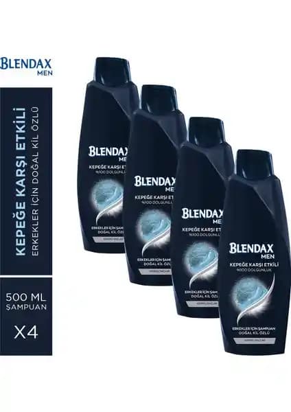 Blendax Erkekler İçin Kepeğe Karşı Etkili Şampuan Günlük Saç Bakımında Güç ve Temizlik Sağlar