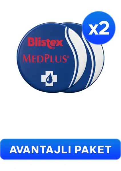 Blistex 2 Adet Yoğun Dudak Bakım Kremi Kuruyan ve Çatlayan Dudaklar İçin
