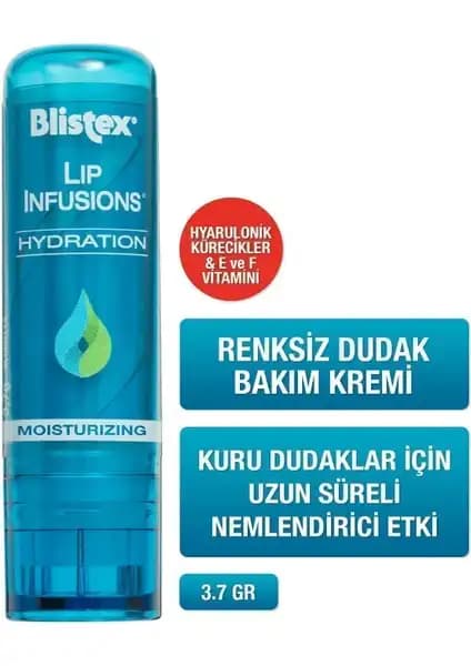 Blistex Lip Infusions Hydration Dudak Nemlendirici Ürün İncelemesi ve Kullanım Tavsiyeleri