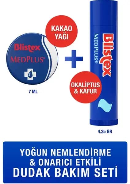 Blistex Medplus Dudak Koruyucu Serisi: Etkili Nemlendirme ve Hızlı Onarım Özellikleri
