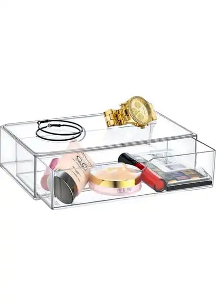 Box Up 22,5x13,5x5,8 Büyük Boy Makyaj ve Takı Çekmeceli Organizer Ürün Özellikleri