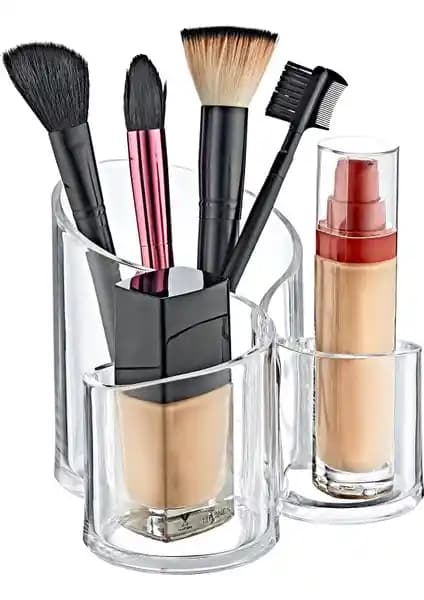 Box Up Üç Gözlü Organizer: Makyaj ve Aksesuarlar İçin Pratik ve Şık Çözüm