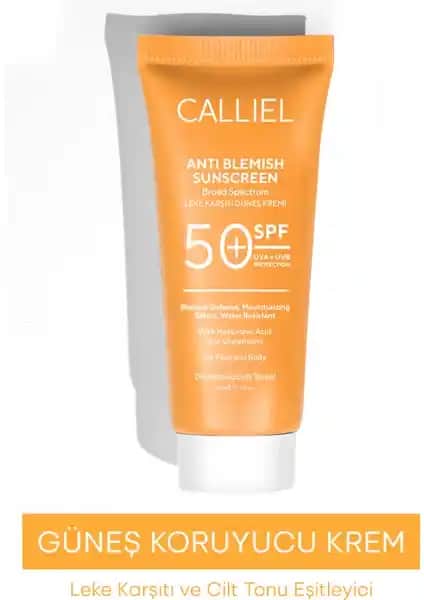 Calliel Leke Karşıtı Güneş Kremi: Yüksek Koruma ve Cilt Bakımı Bir Arada