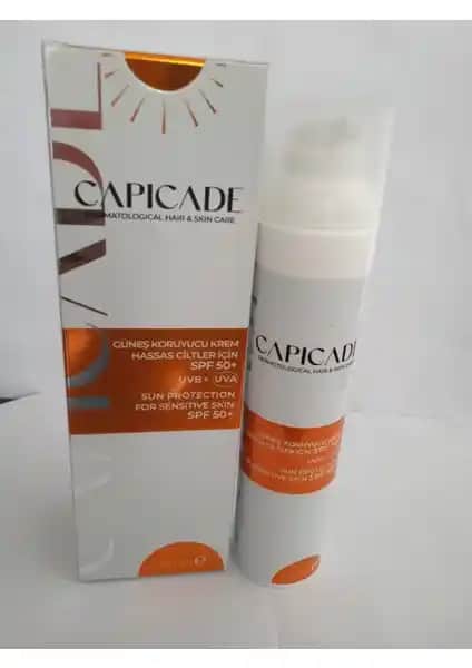 Capicade SPF 50+ Güneş Koruyucu Kremi Hassas ve Alıngan Ciltler İçin Güçlü Koruma
