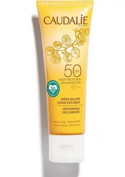 Caudalie Anti Wrinkle Face Suncare SPF 50: Doğa Dostu Hassas Ciltler İçin Güneş Koruyucu