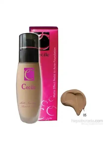 Cecile Resist to Acne Foundation 05: Hassas ve Karma Ciltler İçin Doğal Makyaj Çözümü