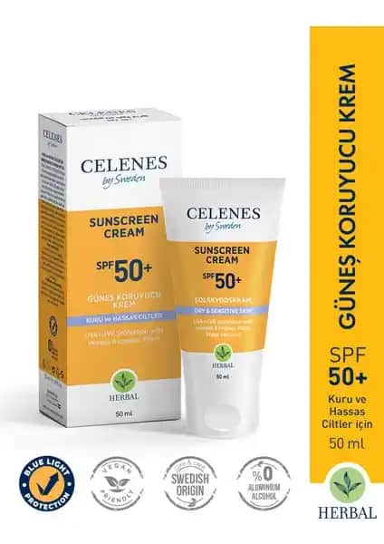 Celenes By Sweden Herbal Güneş Kremi: Hassas ve Kuru Ciltler İçin Güçlü Koruma ve Nemlendirme