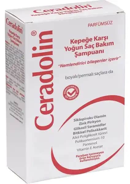 Ceradolin Kepeğe Karşı Yoğun Saç Bakım Şampuanı Saç Derisini Koruyan ve Kepeği Önleyen Etkili Formül