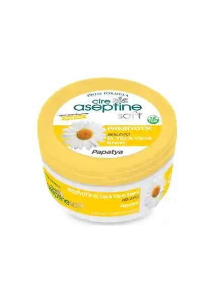 Cire Aseptine Soft Papatya Prebiyotik Nemlendirici Krem: Hassas ve Nemli Ciltler İçin Güvenli Bakım