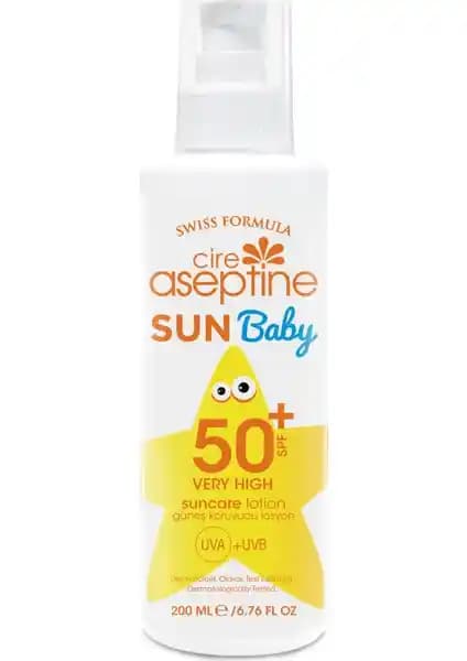 Cire Aseptine Sun Baby SPF50+ Güneş Losyonu: Çocuklar İçin Güvenilir ve Hafif Güneş Koruyucu