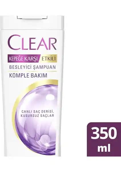Clear Komple Bakım Şampuanı Kepeğe Karşı Etkili ve Parlak Saçlar İçin Uygun Çözüm