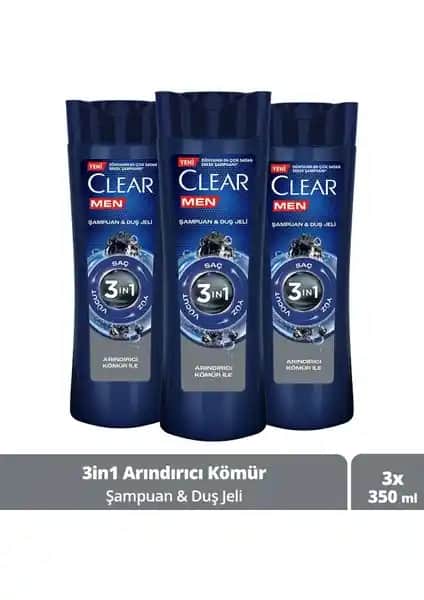 Clear Men 3 in 1 Şampuan: Çok Yönlü Temizlik ve Bakım İçin Pratik Çözüm
