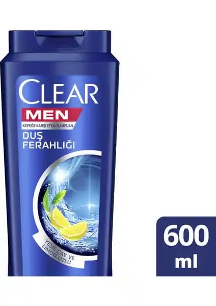 Clear Men Duş Ferahlığı Şampuanı Erkekler İçin Günlük Tazelik ve Sağlıklı Saçlar